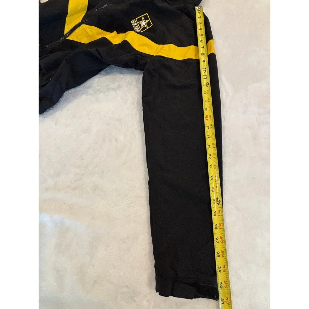 US Army APFU Physical Fitness Uniform Jacket Black Small Regular Windbreaker